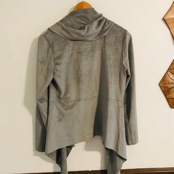 C. Luce │Grey Suede Jacket/Cardigan - Picture 6 of 6